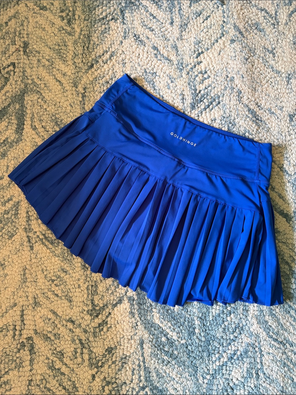 Goldhinge Pleated Athletic Skort - Royal Blue